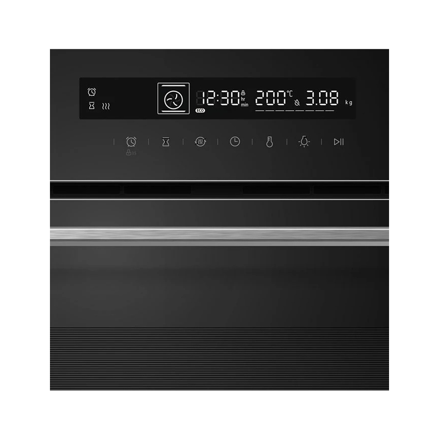 Įmontuojama 72L orkaitė su savaiminio išsivalymo funkcija, HBO-M7212GCDRP-GBK HEINNER – 2
