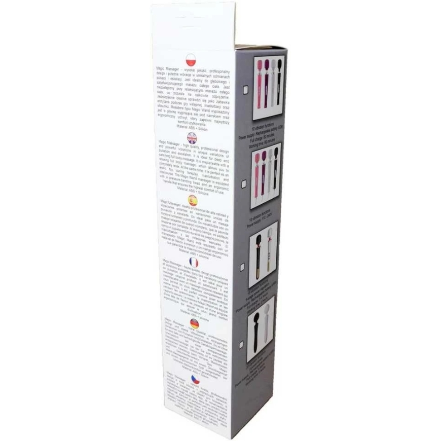 Кабель волшебной массажной палочки Magic Stimulator B Series 110-240V Белый 10 функций – 5