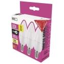 CLASSIC LED lemputė EMOS Lighting E14, 220-240V, 4.2W, 470lm, 2700k, šiltai balta, 30000h, klasikinė žvakė 102x35x35mm-3vnt. pak CLASSIC LED lemputė EMOS Lighting E14, 220-240V, 4.2W, 470lm, 2700k, šiltai balta, 30000h, klasikinė žvakė 102x35x35mm-3vnt. pak