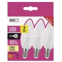 КЛАССИЧЕСКАЯ LED лампочка EMOS Lighting E14, 220-240V, 4.2W, 470lm, 2700k, теплый белый, 30000h, классическая свеча 102x35x35мм-