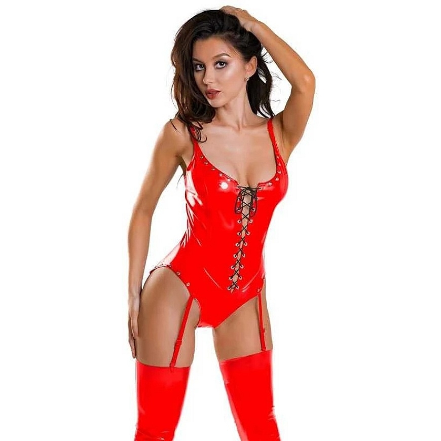 Toyfa Wetlook Doja bodys - punainen L – 3