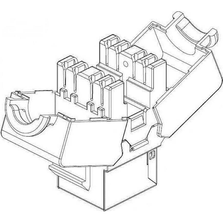 "Intellinet 167222" module "Keystone RJ45 FTP Cat6", self-closing, metal – 3