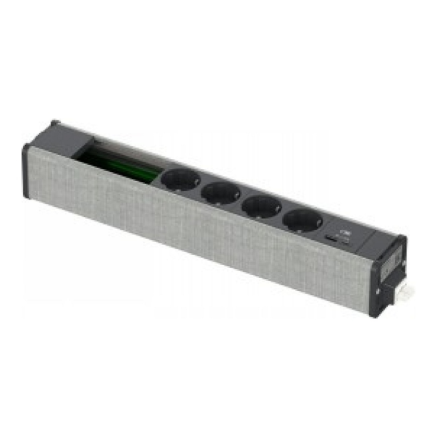 SCHNEIDER ELECTRIC UNICA SYSTEM+ MOD.UNIT 4XSCH+USBA/C+DATA ANTHR/GREY