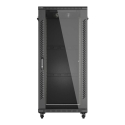 19" 27U 600 × 1000 JUODAS STOVINTIS RACK KABINETAS SU STIKLO DURIMIS, LANBERG (PLOKŠTĖS PAKUOTĖ) 19" 27U 600 × 1000 JUODAS STOVINTIS RACK KABINETAS SU STIKLO DURIMIS, LANBERG (PLOKŠTĖS PAKUOTĖ)