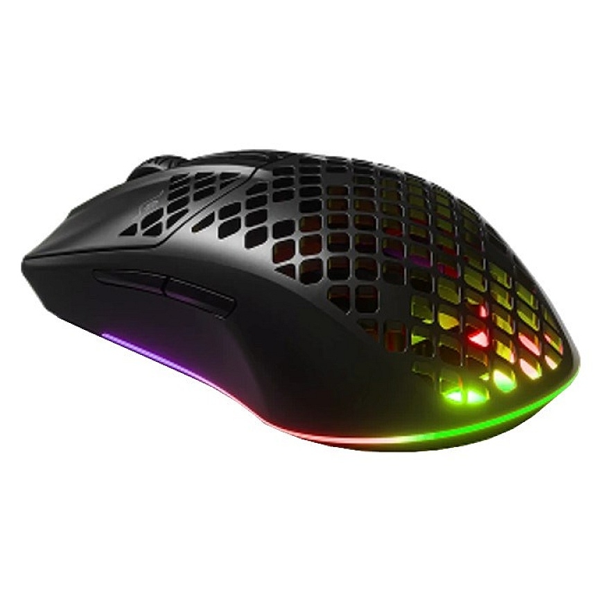 SteelSeries Aerox 3 Wireless - 18000 CPI optinen pelihiiri - KUNNOSTETTU (Onyx)
