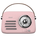 SAVIO RS-03 Nešiojama radijo stotelė, rožinė SAVIO RS-03 Nešiojama radijo stotelė, rožinė