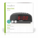 Наручные часы Nedis CLDK008BK LED с функцией будильника без радио, черный