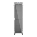 19" 42U 600 × 1000 GREY FLOOR-STANDING RACK CABINET WITH GLASS DOOR AND LCD, LANBERG (FLAT PACK) 19" 42U 600 × 1000 GREY FLOOR-STANDING RACK CABINET WITH GLASS DOOR AND LCD, LANBERG (FLAT PACK)