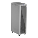 19" 42U 600 × 1000 HARMAA LATTIAKAAPPI LASIVANNEKEELLA JA LCD:LLA, LANBERG (PLÄTTIPALAT) 19" 42U 600 × 1000 HARMAA LATTIAKAAPPI LASIVANNEKEELLA JA LCD:LLA, LANBERG (PLÄTTIPALAT)