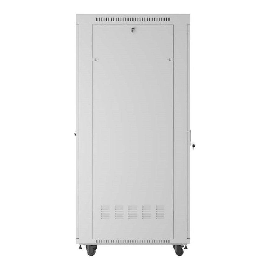 19" 42U 600 × 1000 HARMAA LATTIAKAAPPI LASIVANNEKEELLA JA LCD:LLA, LANBERG (PLÄTTIPALAT) – 4
