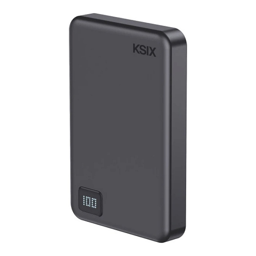 Iekšējā Baterija - KSIX MagSlim 10 000 mAh 15 W USB-C PD 20 W Melna – 3