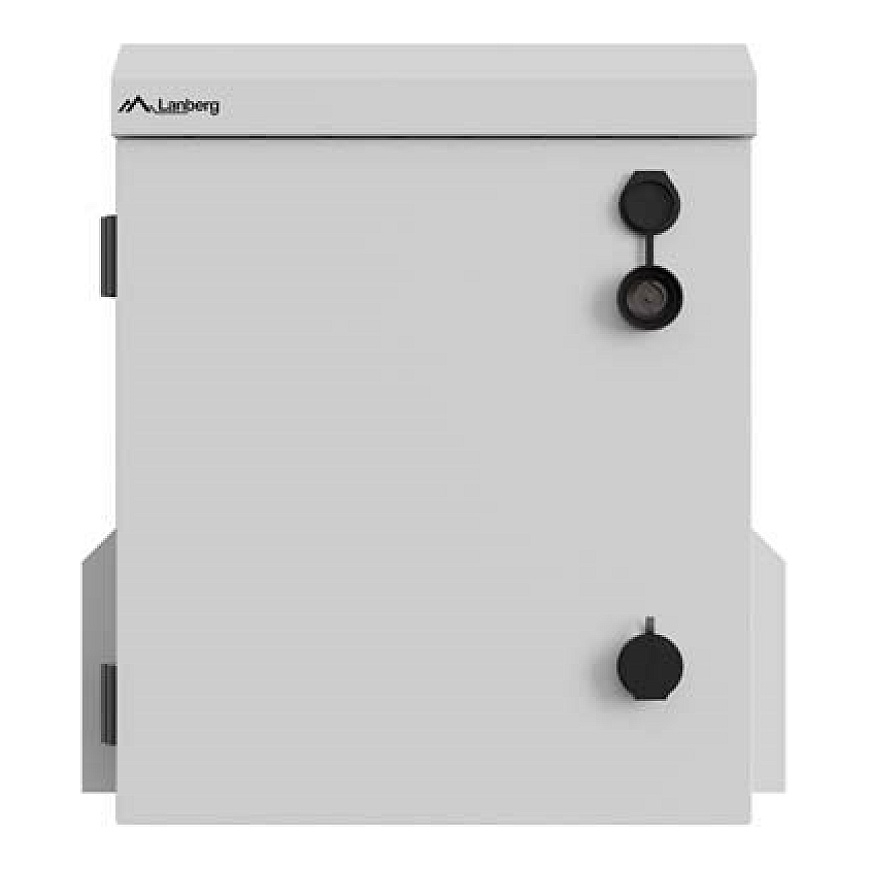 Lanberg WAH1-3240-00S 10" seinakinnitus Rack kapp hermetiline IP55 seinale/pool kinnitamiseks 320x220x400 hall (kokkupandud) – 2