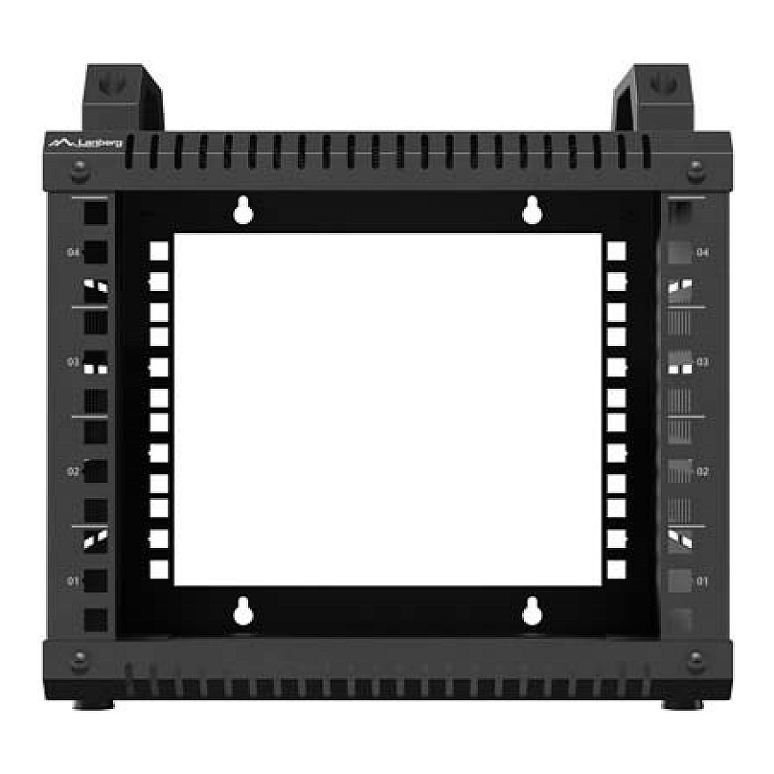 Lanberg OR10-2304-B Atvērta plauktu 10" 4U 280x300 melns – 4