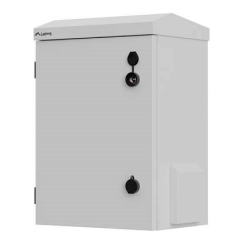Lanberg WAH1-3450-00S 10" wall-mounted rack cabinet hermetic IP55 for wall/pole mounting 340x250x500 grey (assembled)