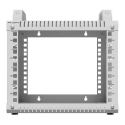 Lanberg OR10-2304-S Atviras stovas 10" 4U 280x300 pilkas Lanberg OR10-2304-S Atviras stovas 10" 4U 280x300 pilkas