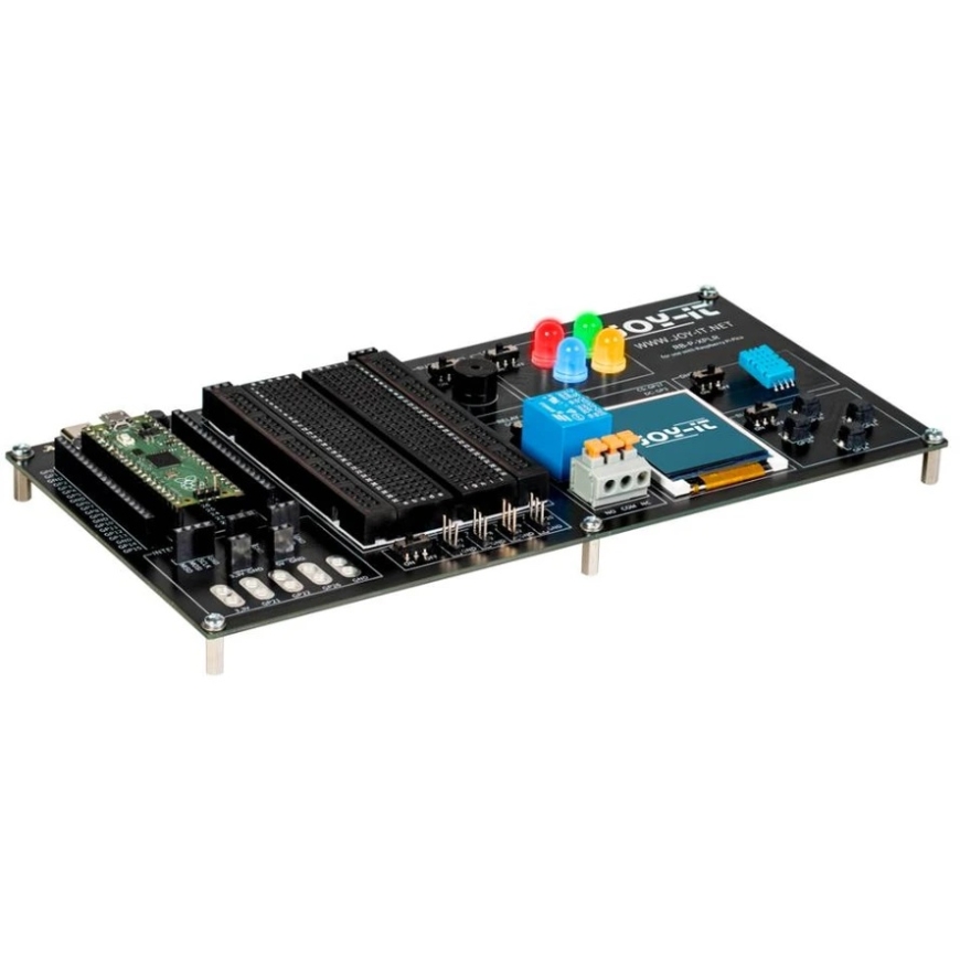 Explorer Board – edukacinė ir prototipų kūrimo plokštė, skirta Raspberry Pi Pico / Pico W – Joy-IT RB-P-XPLR