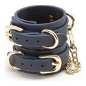 Ns novelties BONDAGE COUTURE wrist cuffs BLUE Ns novelties BONDAGE COUTURE wrist cuffs BLUE