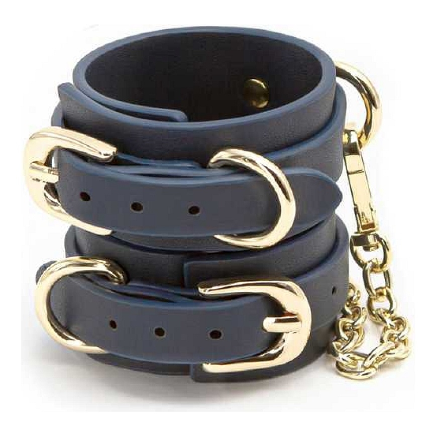 Ns novelties BONDAGE COUTURE wrist cuffs BLUE – 2