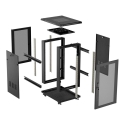 19" 18U 600 × 800 JUODAS GRINDYJE STATOMAS RACKĄ SPINTA SU PERFORUOTA DURIMIS, LANBERG (PLOKŠTĖS PAKUOTĖ) 19" 18U 600 × 800 JUODAS GRINDYJE STATOMAS RACKĄ SPINTA SU PERFORUOTA DURIMIS, LANBERG (PLOKŠTĖS PAKUOTĖ)