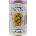 MAESTROS ACEITUNEROS Zaļās olīvas no Seviljas, pildītas ar baklažānu, 350/150 g MAESTROS ACEITUNEROS Zaļās olīvas no Seviljas, pildītas ar baklažānu, 350/150 g