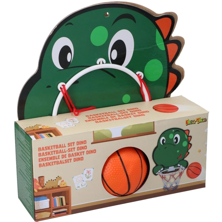 Eddy Toys BASKETBOLA DĪĶIS 40x30CM AR DINO BUMBU 569673 – 3