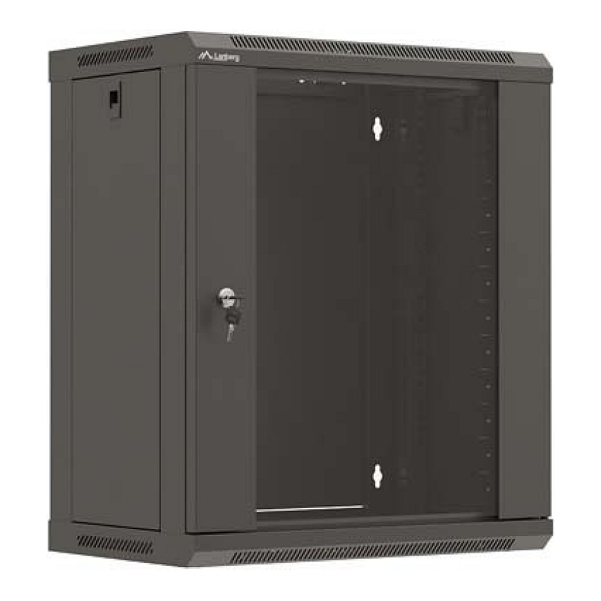 Lanberg WF03-5312-10B 12U seinakapp musta värvi