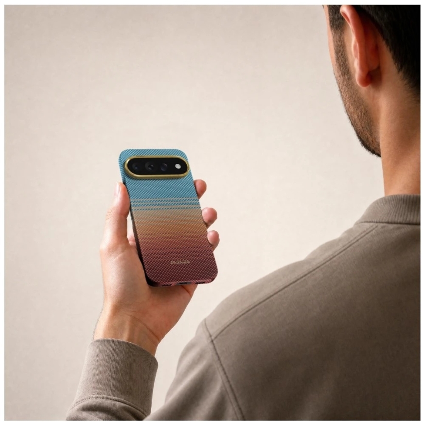 PITAKA California Dream 01 Edge Case Google Pixel 11 Pro XL saulrieta krāsā – 2