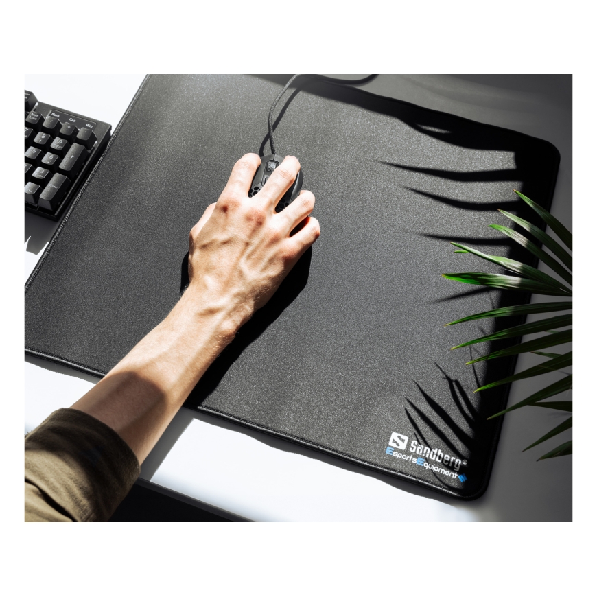 Sandberg 520-26 peles paliknis Spēļu peles paliktnis Melns – 5