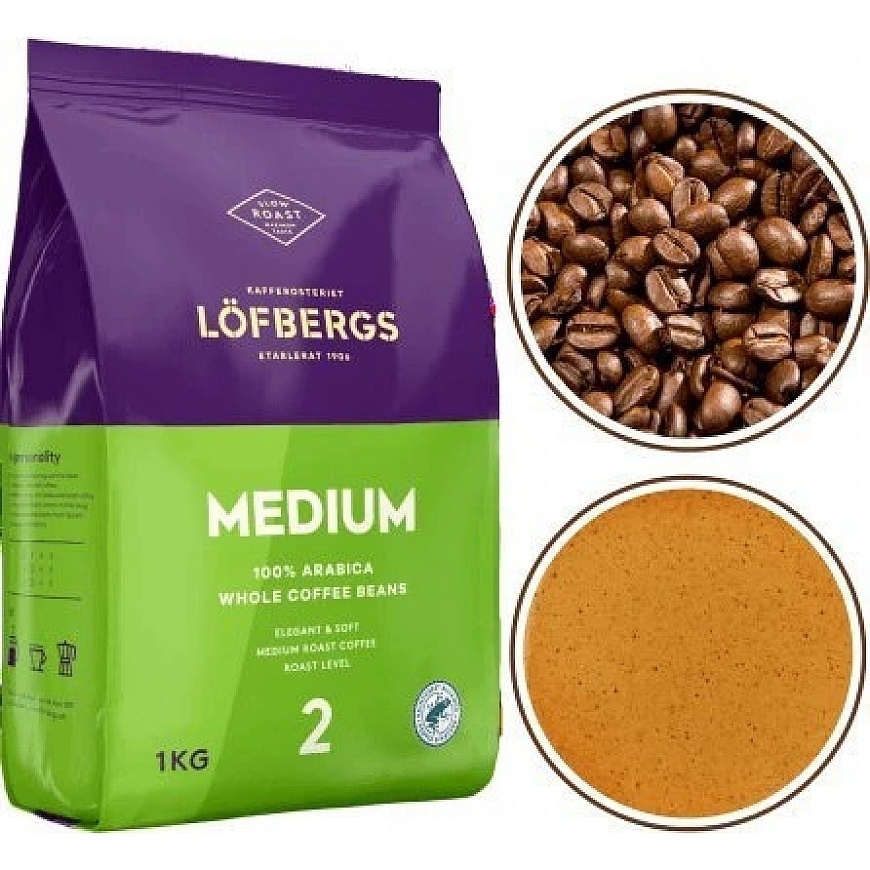 Lofbergs keskmise rösti kohvioad, 1kg – 2