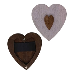 Kind Fox by Wizardi Yuliya Ausianikava ind. activity according to certificate No. 1201908 Wooden needle holder. Pink heart KF056