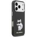 „Karl Lagerfeld IML Aquarelle Choupette & Logo MagSafe“ dėklas, skirtas „iPhone 17 Pro“ – Juodas „Karl Lagerfeld IML Aquarelle Choupette & Logo MagSafe“ dėklas, skirtas „iPhone 17 Pro“ – Juodas