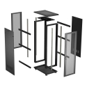 19" 27U 600 × 1000 MELNAS GRĪDAS STĀVOKĻA RACK KABINETS AR PERFORĒTĀM DURVĪM, LANBERG (PLAKANA PAKOTNE) 19" 27U 600 × 1000 MELNAS GRĪDAS STĀVOKĻA RACK KABINETS AR PERFORĒTĀM DURVĪM, LANBERG (PLAKANA PAKOTNE)