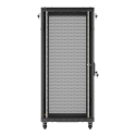 19" 27U 600 × 1000 BLACK FLOOR-STANDING RACK CABINET WITH PERFORATED DOOR, LANBERG (FLAT PACK) 19" 27U 600 × 1000 BLACK FLOOR-STANDING RACK CABINET WITH PERFORATED DOOR, LANBERG (FLAT PACK)
