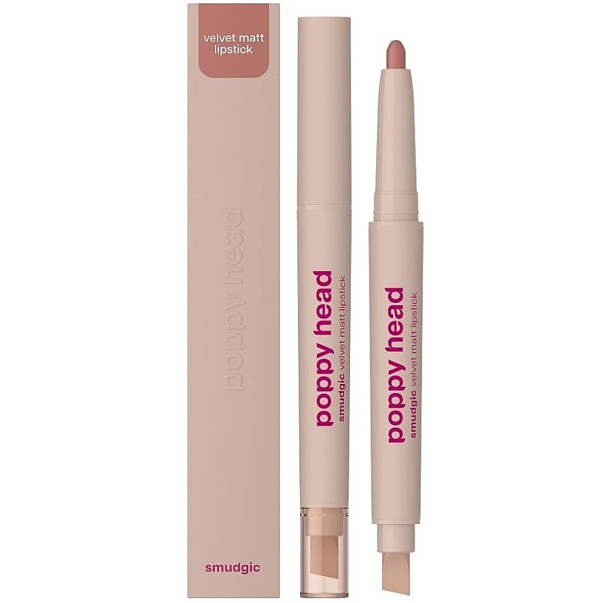 "Poppy Head Smudgic Matte" помада, 05 "Soft Enchant", 0,85 г