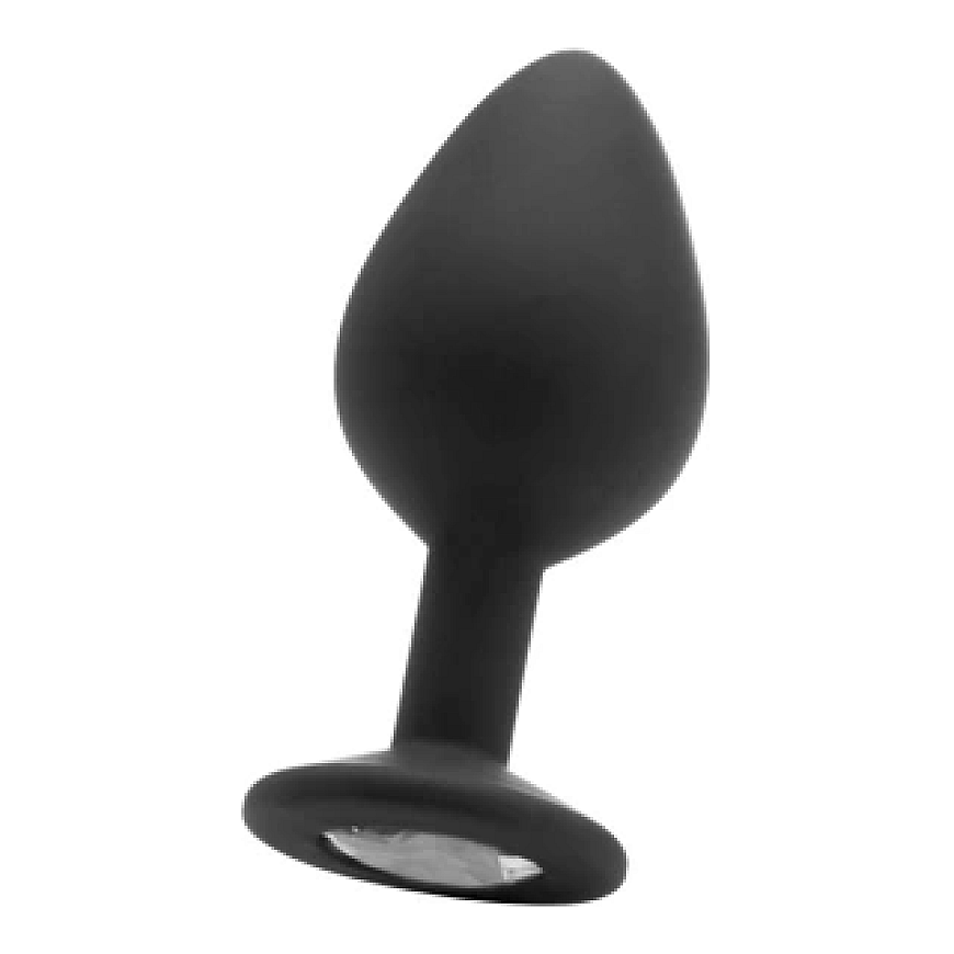 Ouch By Shots Diamond Butt Plug - Large black