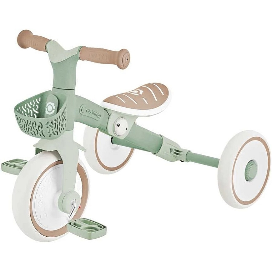 GLOBBER mokomasis triratukas Learning Trike, 2in1 Plus, pistacinis, 737-109 – 2