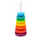Lean Toys Puzzle Pyramid 36 cm 6 pcs.