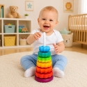 Dėlionė Lean Toys Piramidė 36 cm 6 vnt. Dėlionė Lean Toys Piramidė 36 cm 6 vnt.