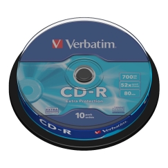 Verbatim CD-R Extra Protection 700 MB 52x 10 vnt