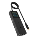 ICY BOX Spade Dock 4038 Langallinen USB 3.2 Gen 2 (3.1 Gen 2) Type-C Musta ICY BOX Spade Dock 4038 Langallinen USB 3.2 Gen 2 (3.1 Gen 2) Type-C Musta