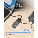 ICY BOX Spade Dock 4038 Vadu USB 3.2 Gen 2 (3.1 Gen 2) Type-C Melns ICY BOX Spade Dock 4038 Vadu USB 3.2 Gen 2 (3.1 Gen 2) Type-C Melns