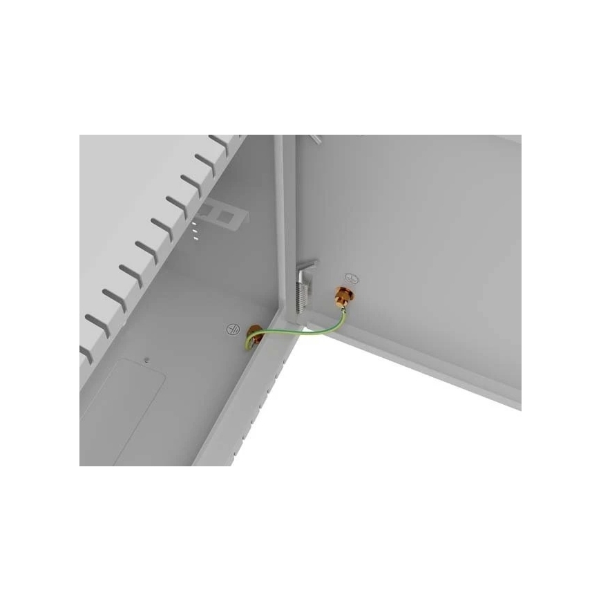 Lanberg Сетевая Cabinet TPR 10'' с MESH панелью 340x340x140 серый (Собрано) (WAT1-3414-00S)