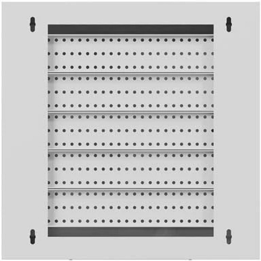 Lanberg Tīkla skapis TPR 10'' ar MESH paneli 340x340x140 pelēks (salikts) (WAT1-3414-00S) – 3