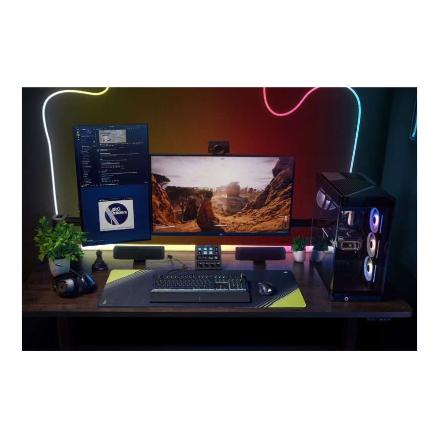 CORSAIR SKIFF 100 Vadu RGB Membrānas Spēļu Tastatūra, 10 Zonām – 5