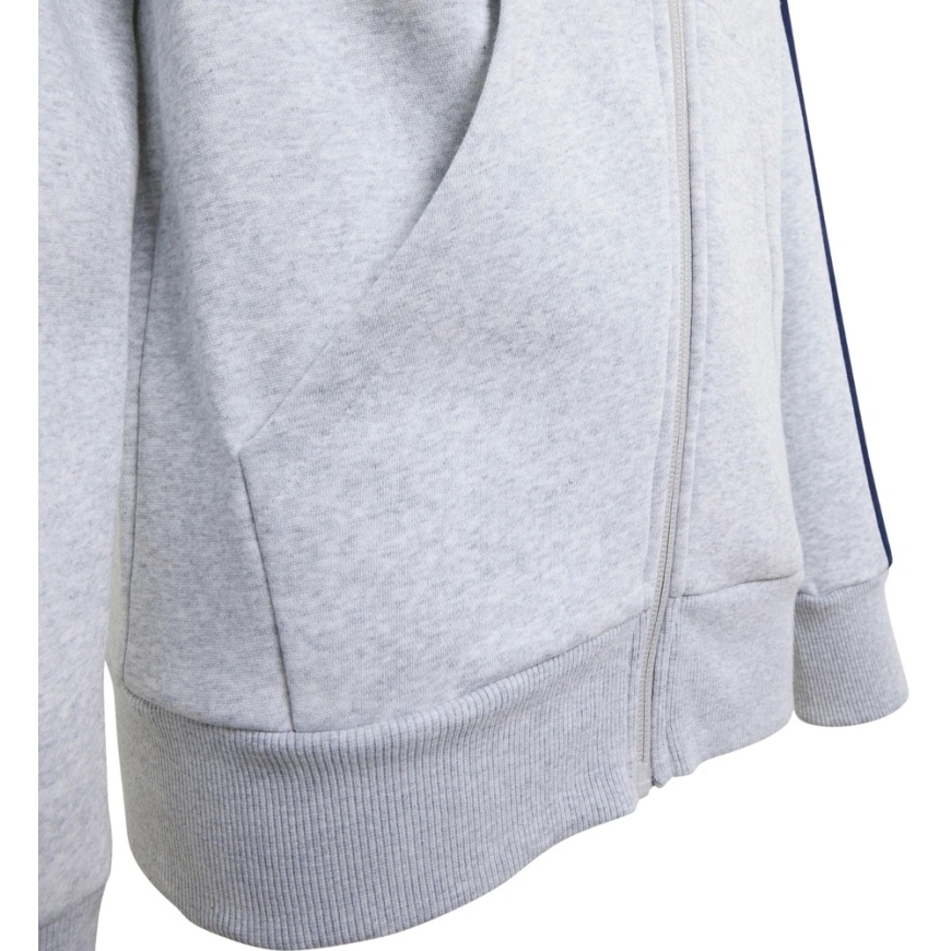 adidas Essentials Full-Zip bērnu josta gaiši pelēka KQ9050 (140 cm) – 3