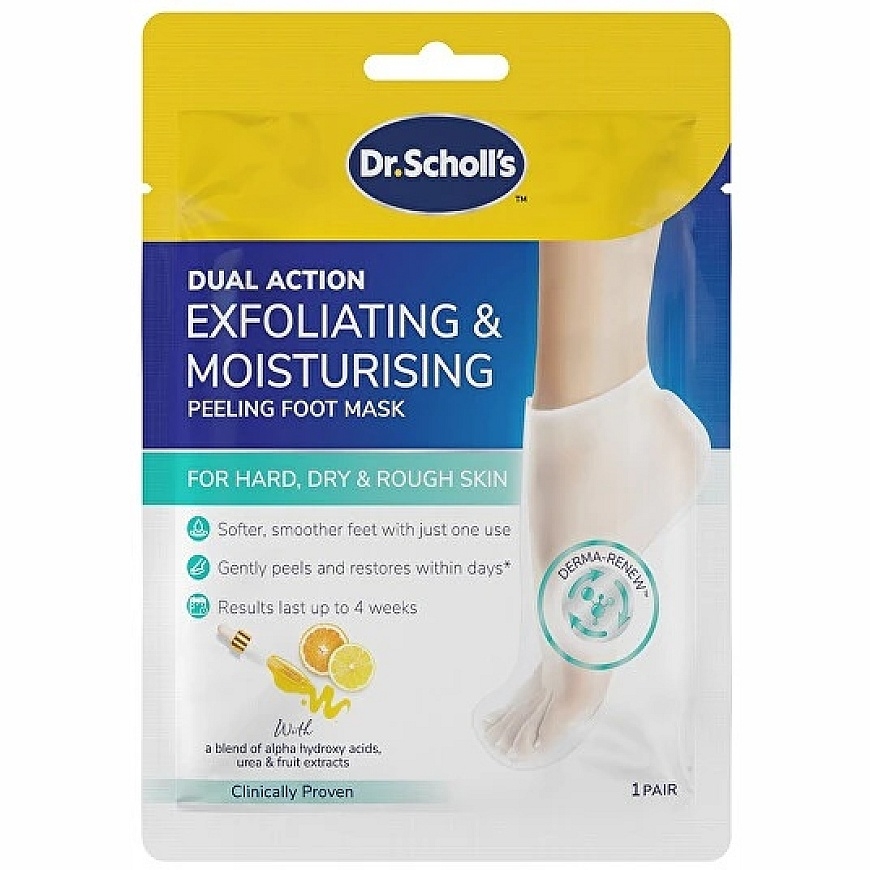 "Scholl Ultra Exfoliating Foot Mask" (1 пара)