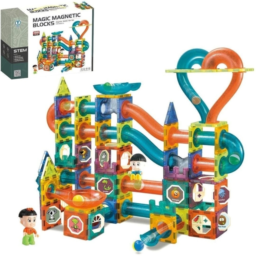 Trifox Magnetilised ehitusplokid rada komplekt 188 tk A-1255 92216 – 2