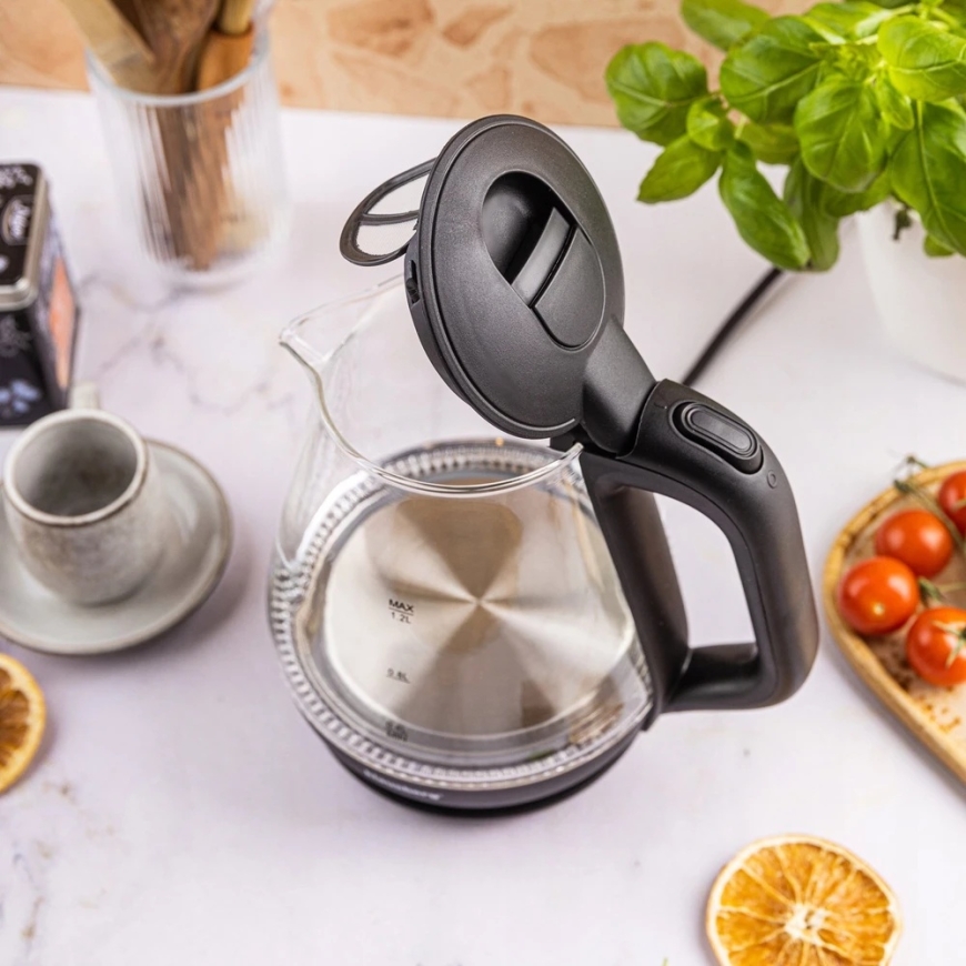 Kettle, Electric kettle, glass, 1.2 l, LED, Klausberg kb-9003 – 4