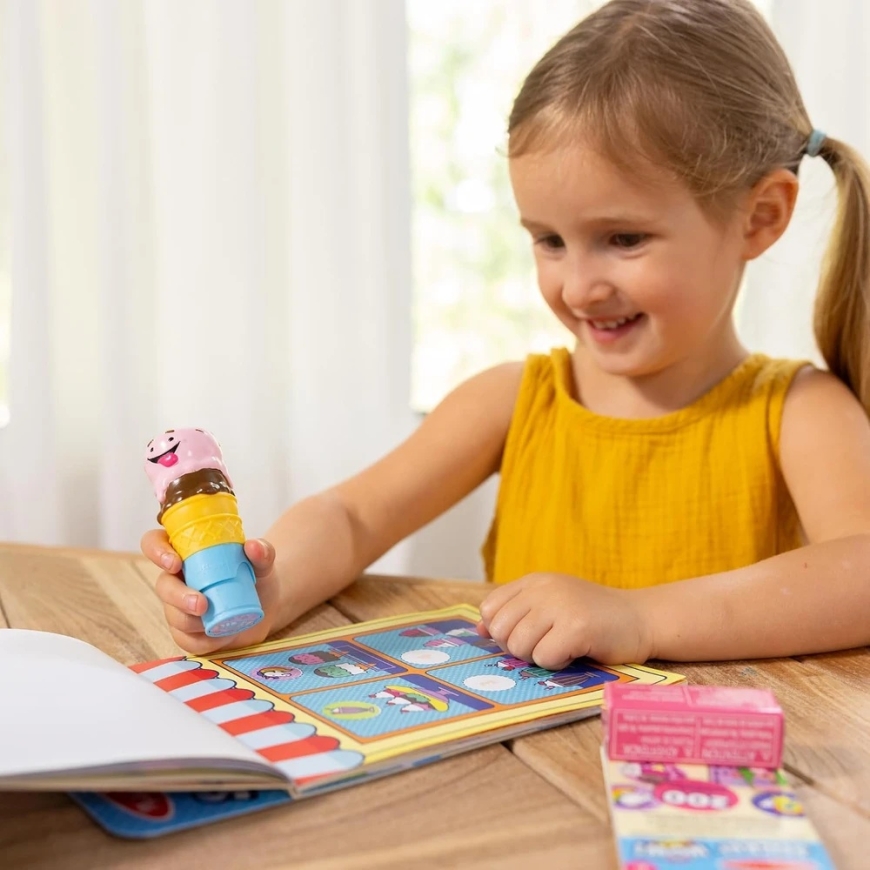 Stempelek Sticker Wow Ice Cream on a Waffle Book + Stickers 500 pcs. Melissa & Doug – 2