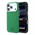 Lacoste PVC Petit Pique Semi Wrap Embossed MagSafe Чехол для iPhone 18 Pro Max Эстрагон Lacoste PVC Petit Pique Semi Wrap Embossed MagSafe Чехол для iPhone 18 Pro Max Эстрагон